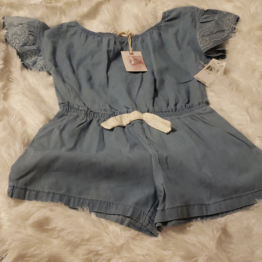 NWT Jessica Simpson girls romper shorts